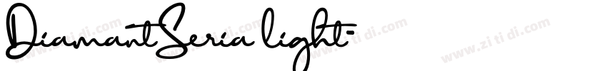 DiamantSeria light字体转换